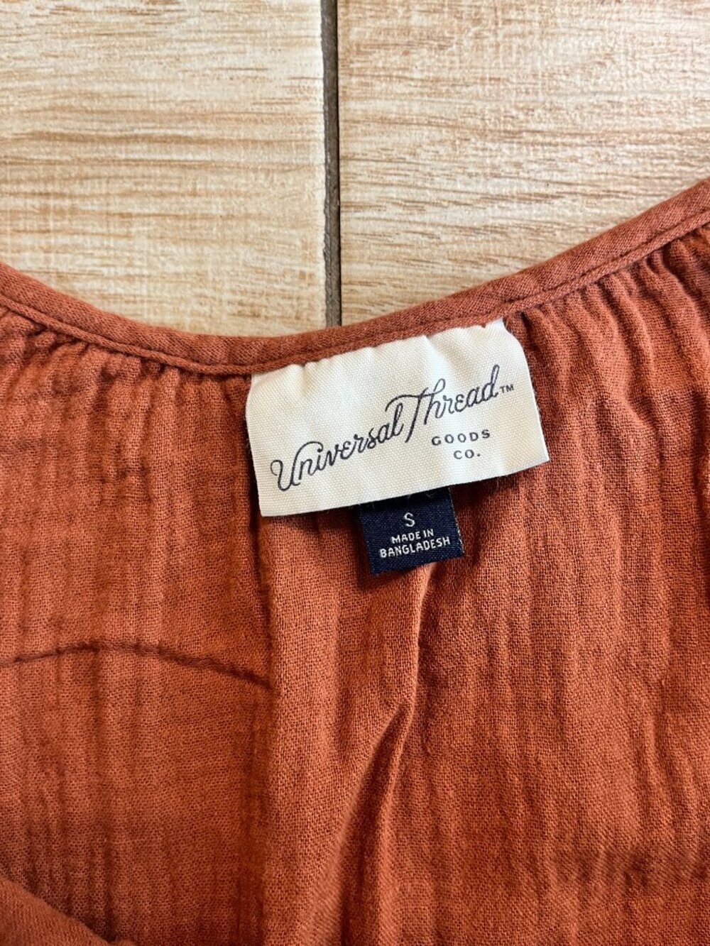 Womens Universal Thread Orange Mini Dress - S - Picture 6 of 6